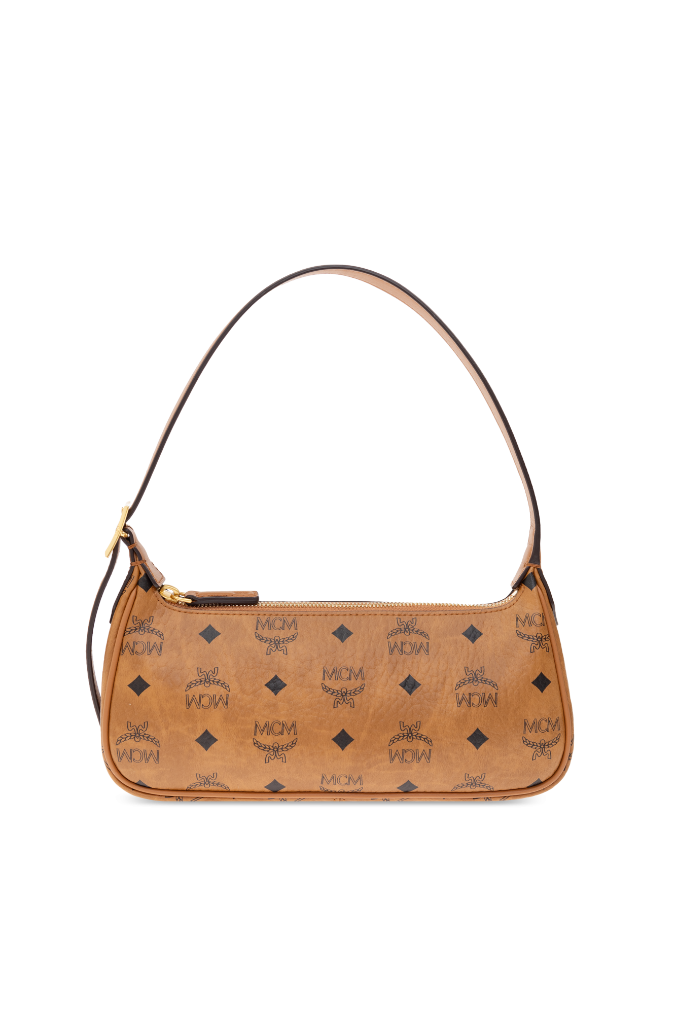 MCM ドローストリングバッグ ベージュ ドローストリングバッグ ラベンダー/ベージュ/ブルー｜地図